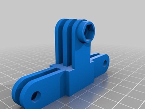 gopro 3 vías de enlace cámara 3d print model - Mito3D