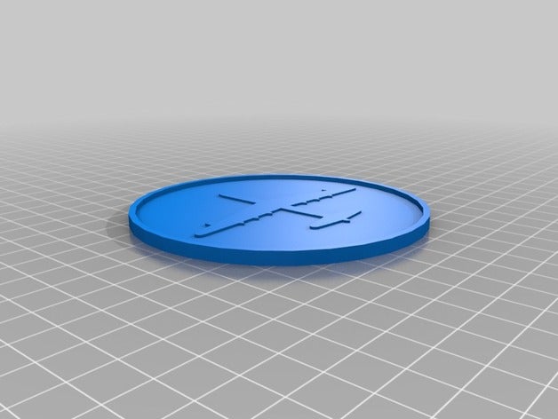 b36 coaster 3d stampa 3D print model - Mito3D