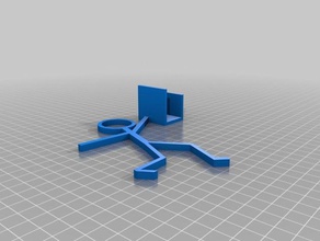 pendurado homem 3d impressão 3d print model - Mito3D