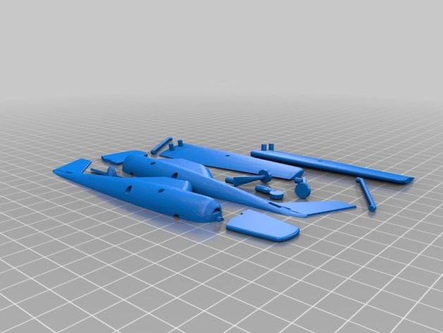 cessna 172 3 d baskı 3D print model - Mito3D