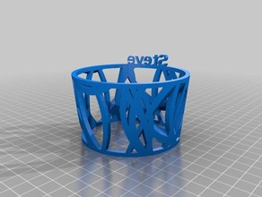 steve cup sleeve food drink customized 3d print model - Mito3D