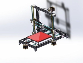 prusa i3 rework aluminumm le bricolage reprap 3d print model - Mito3D