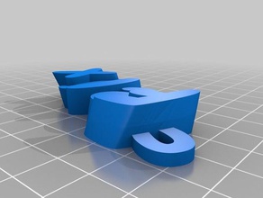 my customized iamburnystext felix organization 3d print model - Mito3D