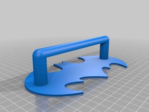 batman pochoir poignée art outils 3d print model - Mito3D