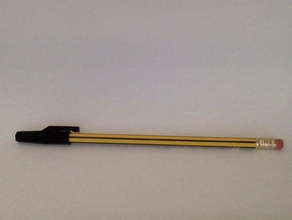 crayon en coup de poignard la protection couvercle bureau cas couvrir 3d print model - Mito3D