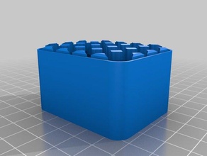 my customized battery case2 containers 3d print model - Mito3D