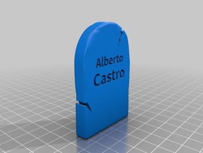 il mio personalizzato testa di pietra tomba altri 3d print model - Mito3D