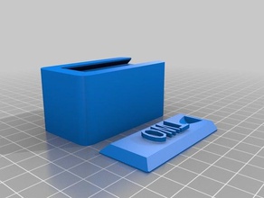 two containers customized 3d print model - Mito3D