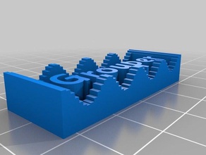 cernia dog tag di apprendimento personalizzato 3d print model - Mito3D