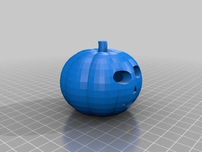 meine angepasste jack-o-Laterne Dekor 3d print model - Mito3D