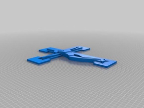 crucifix art 3d print model - Mito3D
