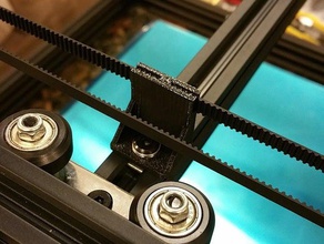 vertical cobblebot gt2 belt coupler 3d printer parts 3d print model - Mito3D