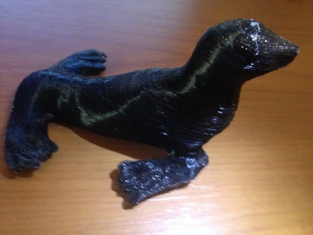 sea lion keine Unterstützung benötigt Tiere Bad Spielzeug float Sie schweben Leben makeredchallenge2 Ozean im scultpris Meer Dichtung 3D print model - Mito3D