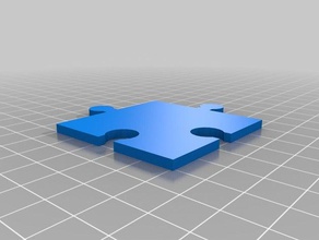 puzzle coaster whoa kitchen dining 3d print model - Mito3D