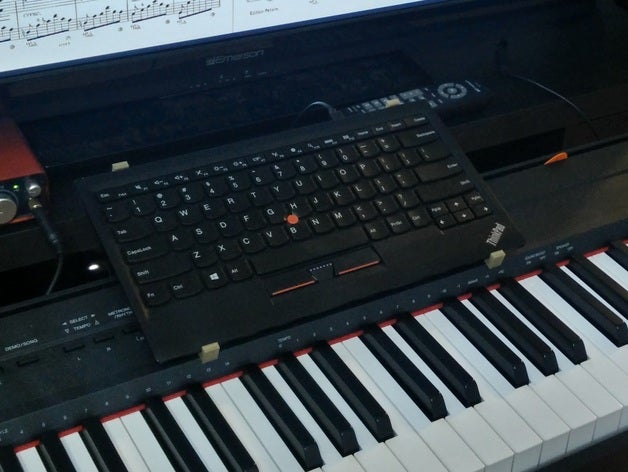 keyboard mounting bracket music 3D print model - Mito3D
