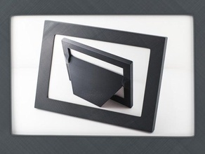 4x6 photo frame de pile décor 3d print model - Mito3D
