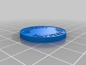 il destino chip hurryup ann le monete distintivi personalizzato 3d print model - Mito3D