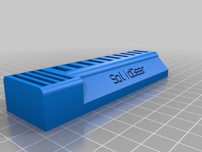 solidgear stick usb cartão sd titular organização personalizado 3d print model - Mito3D