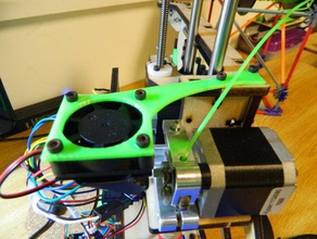 printrbot simple 1401 fan holder preheating problems 3d printer parts 3d print model - Mito3D