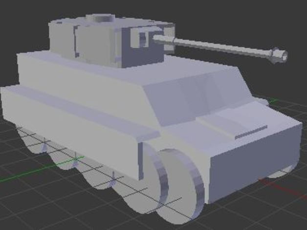 pz4h veículos tanque médio máquina de guerra ww2 a segunda mundial 3D print model - Mito3D