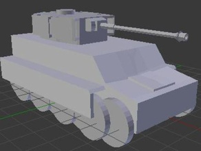 pz4h vehicles medium tank war-machine war machine ww2 wwii 3d print model - Mito3D