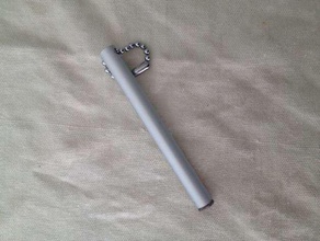portable stylo pilules accessoires profil en aluminium de l'aluminium casemate boîte à 3d print model - Mito3D