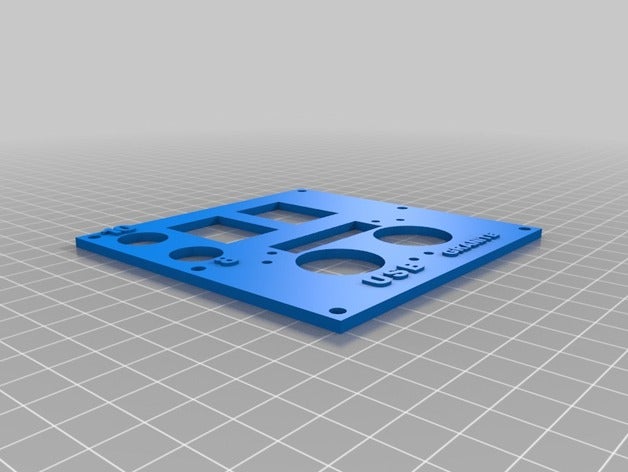 açık sım kutusu yüz plakası kontrol tekerlek diy iracing osw simülatörü 3D print model - Mito3D