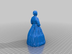 victorian lady people 3d print model - Mito3D