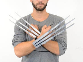 le fabshop wolverine claws costume 3d print model - Mito3D