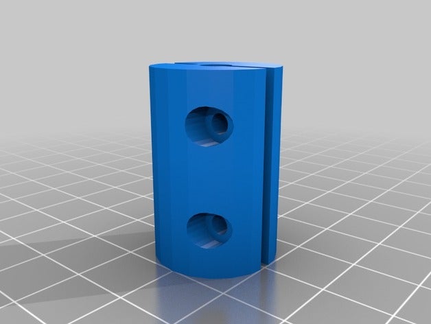 acoplador de eje 5x5 partes personalizado 3D print model - Mito3D