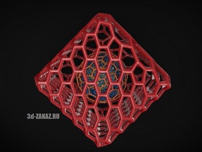 estructura del universo estilo de voronoi interactivo arte 3d print model - Mito3D