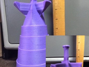 telescópico tubo de silbato los juguetes juegos makeitloud 3d print model - Mito3D