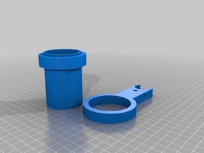 drink holder crutches cup gadgets assistivetech 3d print model - Mito3D