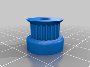 my customized parametric pulley gt2 20t 5mm 3d printer accessories 3d print model - Mito3D