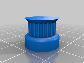 my customized parametric pulley gt2 20t 32mm 3d printer accessories 3d print model - Mito3D