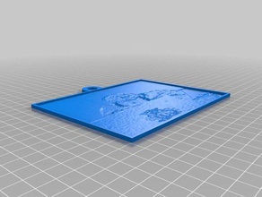 meine pastorlithopane 2d Kunst angepasst 3d print model - Mito3D