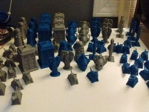 doctor chess set 3d printing 3d print model - Mito3D