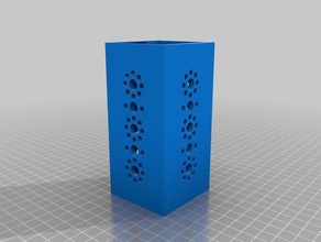 upright tetrix battery box robotics first tech challenge ftc 3d print model - Mito3D