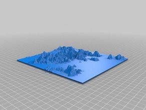 hong kong terrain models 3d print model - Mito3D
