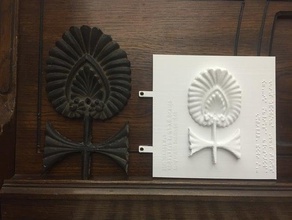louis sullivan rosenfeld building chicago art 3d scan artec eva cast iron 3d print model - Mito3D