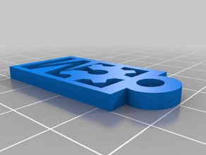 chaveiro cm3mm 3d impressão 3d print model - Mito3D