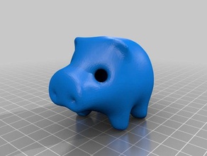piggy bank dice 3d print model - Mito3D