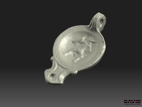 terracota antigua oillamp exploraciones las réplicas la grecia arqueología de cerámica david sls2 escaneado 3d print model - Mito3D