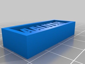 mi proyecto personalizado de modelado paramétrico openscad aaliyah el aprendizaje 3d print model - Mito3D