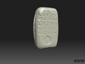 las antiguas tablillas de arcilla exploraciones réplicas la arqueología escritura cuneiforme david sls escaneado 3d print model - Mito3D
