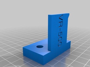 yaesu vr-500 el alıcısı tarayıcı shack montaj plakası elektronik 3d print model - Mito3D