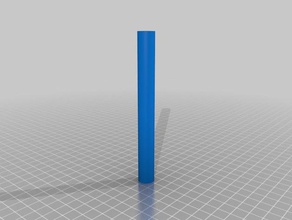 meine angepasste Modell rocket Körper Rohr hobby 3d print model - Mito3D