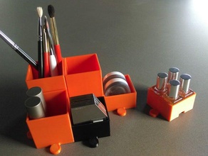 puzzlebox los contenedores cuadros costomizable personalizar 3d print model - Mito3D