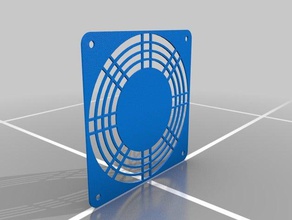 120mm fan guard 3d baskı 3d print model - Mito3D