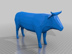 animal toy cow toys games bull children play 3d print model - Mito3D